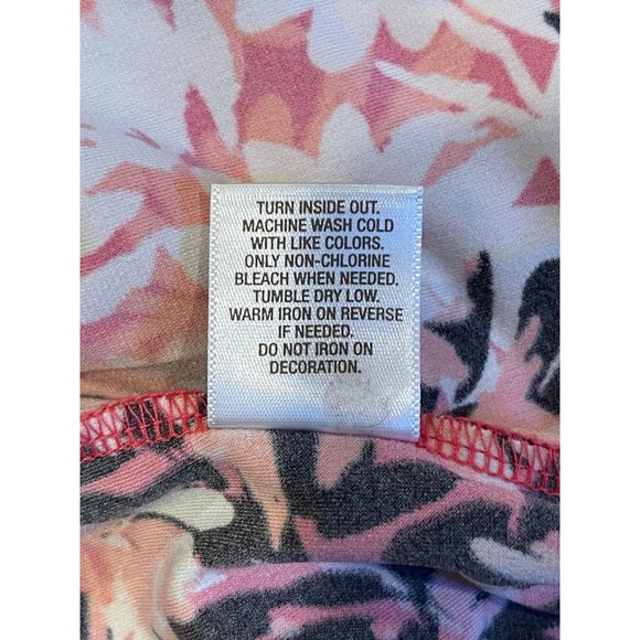 Signature Sadie Faux Wrap Dress Floral Sleeveless Side Ruched Pink Black Size 8 - Picture 8 of 8